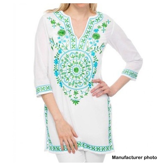 Gretchen Scott Hand-Embroidered Tunic - Picture 10 of 10